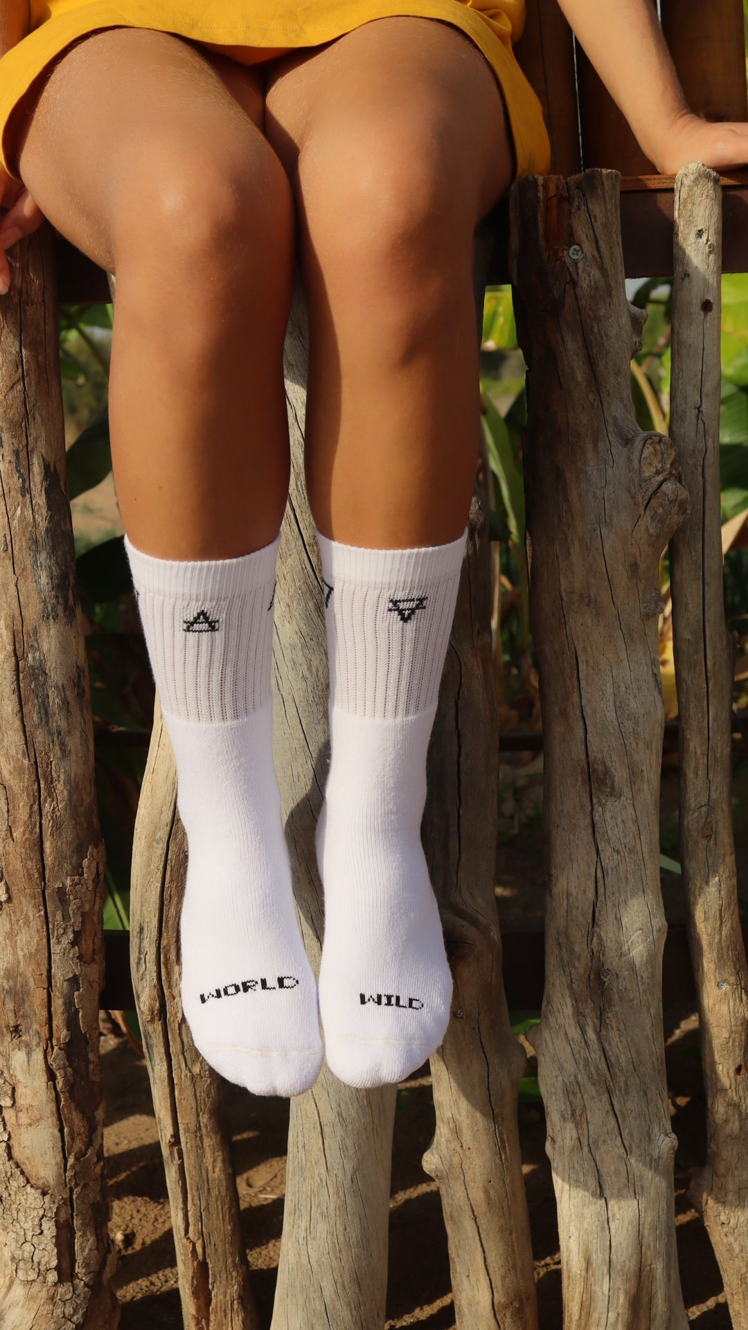 The 4 Elements Socks – White Athletic Cotton Socks