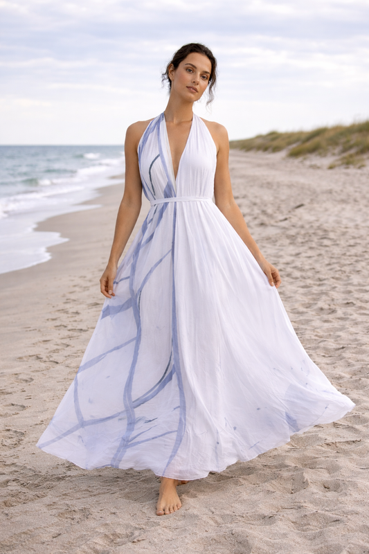 Wind Brush Aether Eclipse Maxi Dress