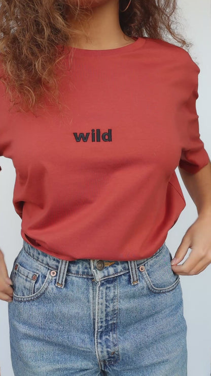 Wild Crop Tee - Burnt Sienna