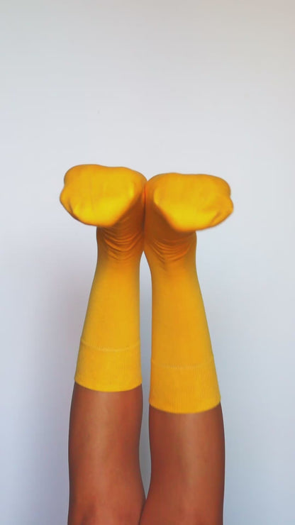 Everyday Cotton Socks – Yellow
