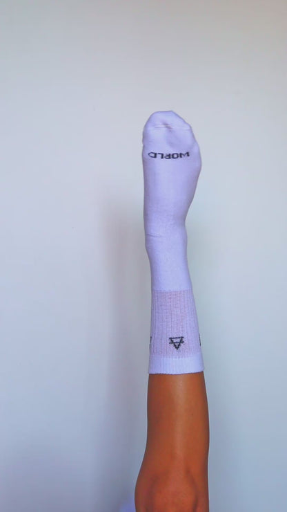 The 4 Elements Socks – White Athletic Cotton Socks