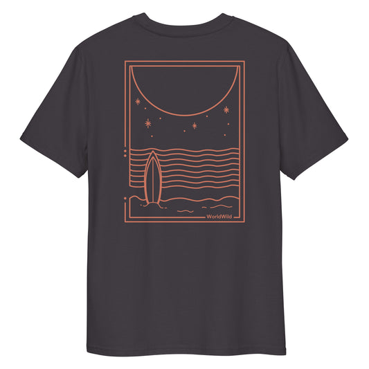 Surfing Through Life - Matte Black Tee