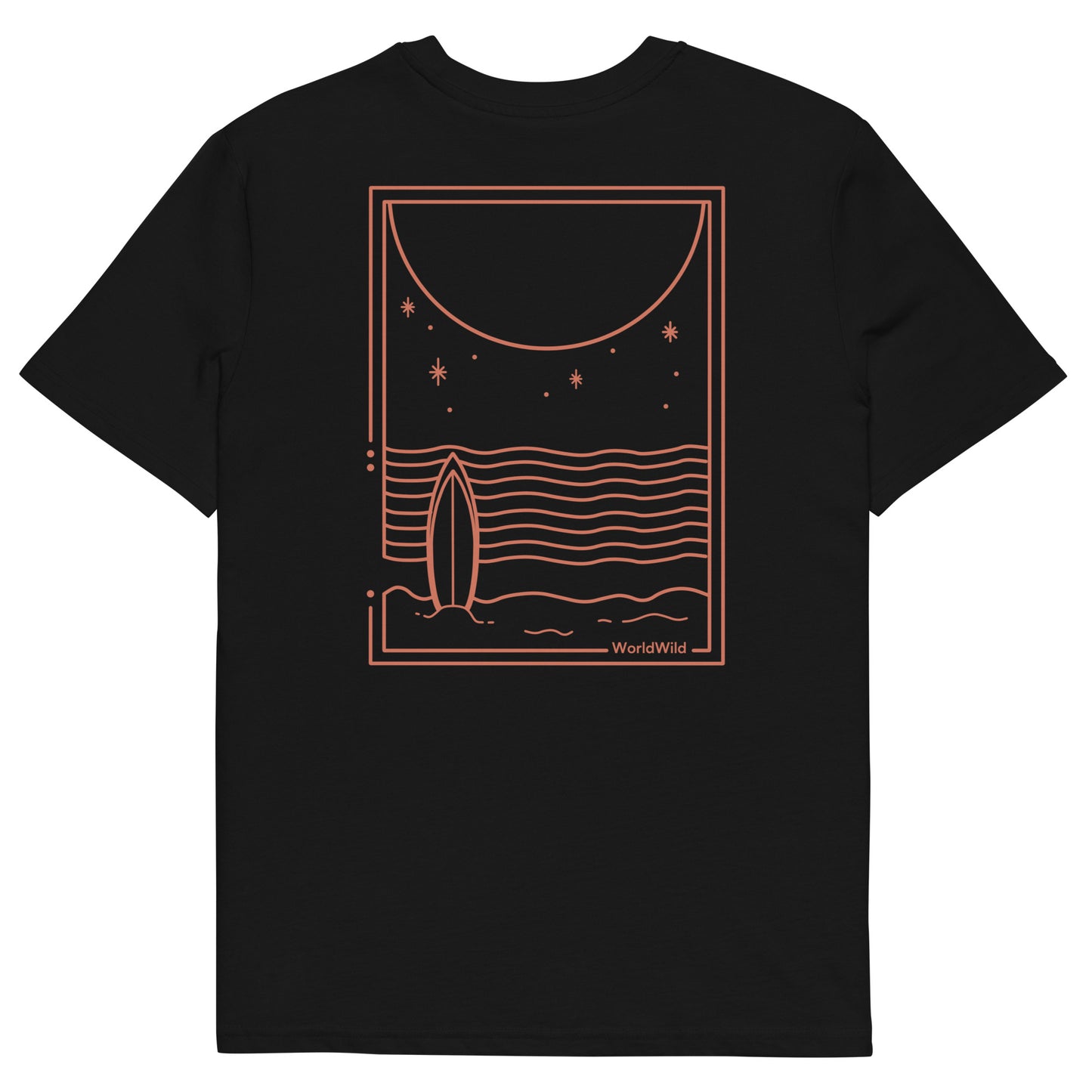Surfing Through Life - Black Tee