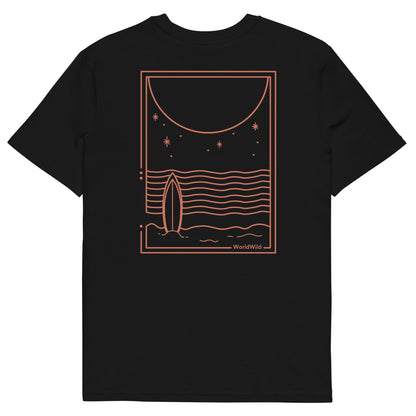 Surfing Through Life - Black Tee