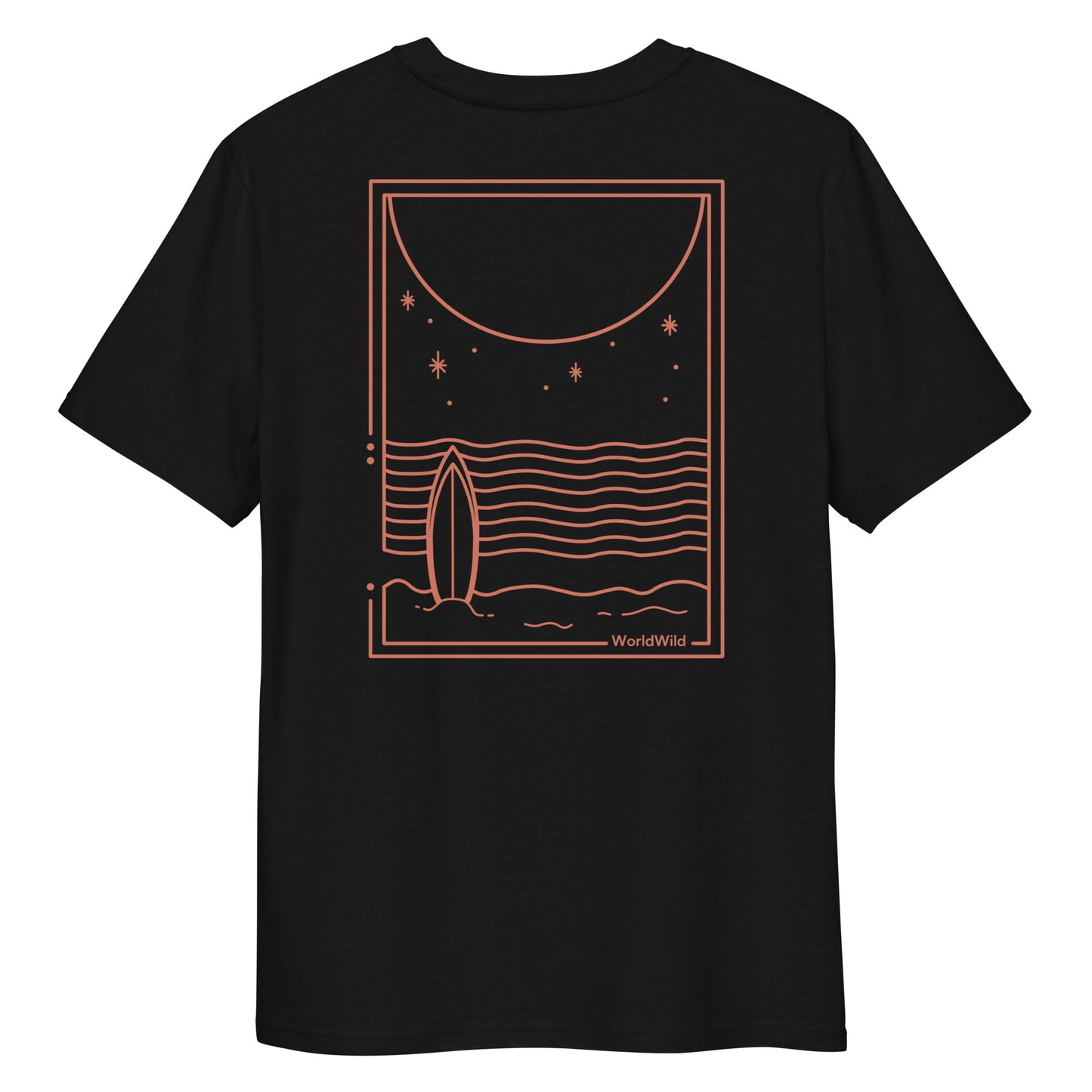 Surfing Through Life - Black Tee