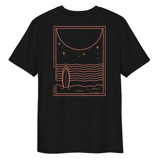 Surfing Through Life - Black Tee