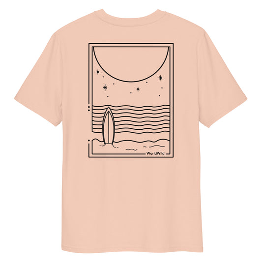 Surfing Through Life - Fresh Peach Tee